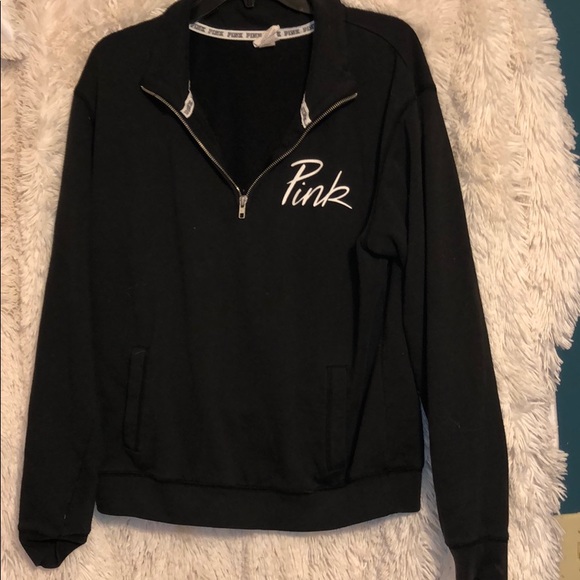 PINK Black Sweatshirt - Picture 1 of 4